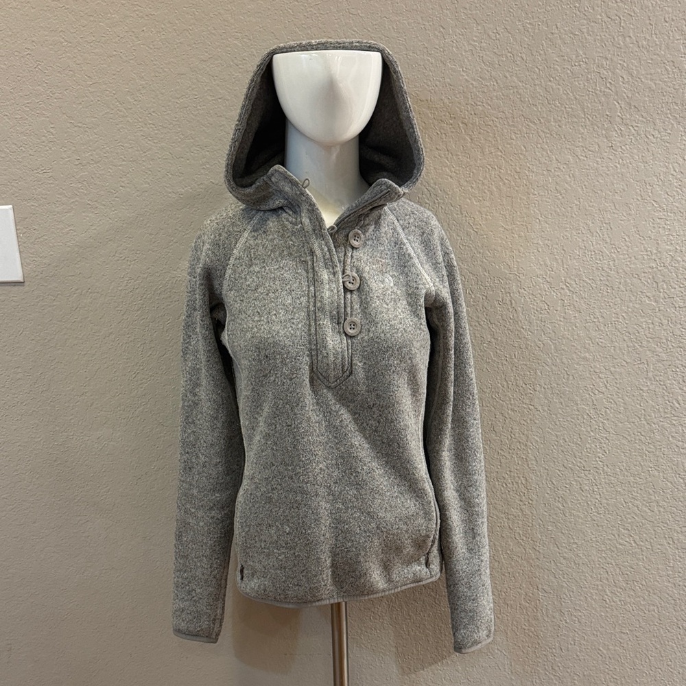 The North Face Gray Hooded Women's Sweater size XS